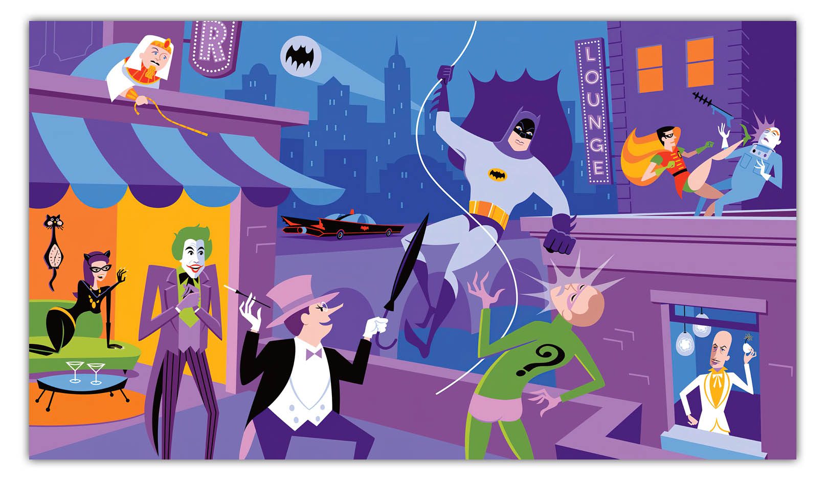 The Delegation of Evildoers (Batman) by Shag