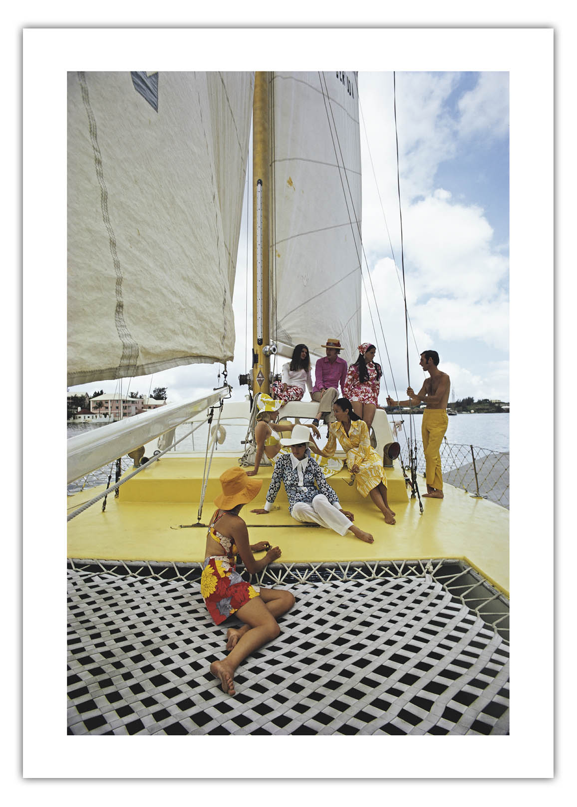 A Colourful Crew by Slim Aarons