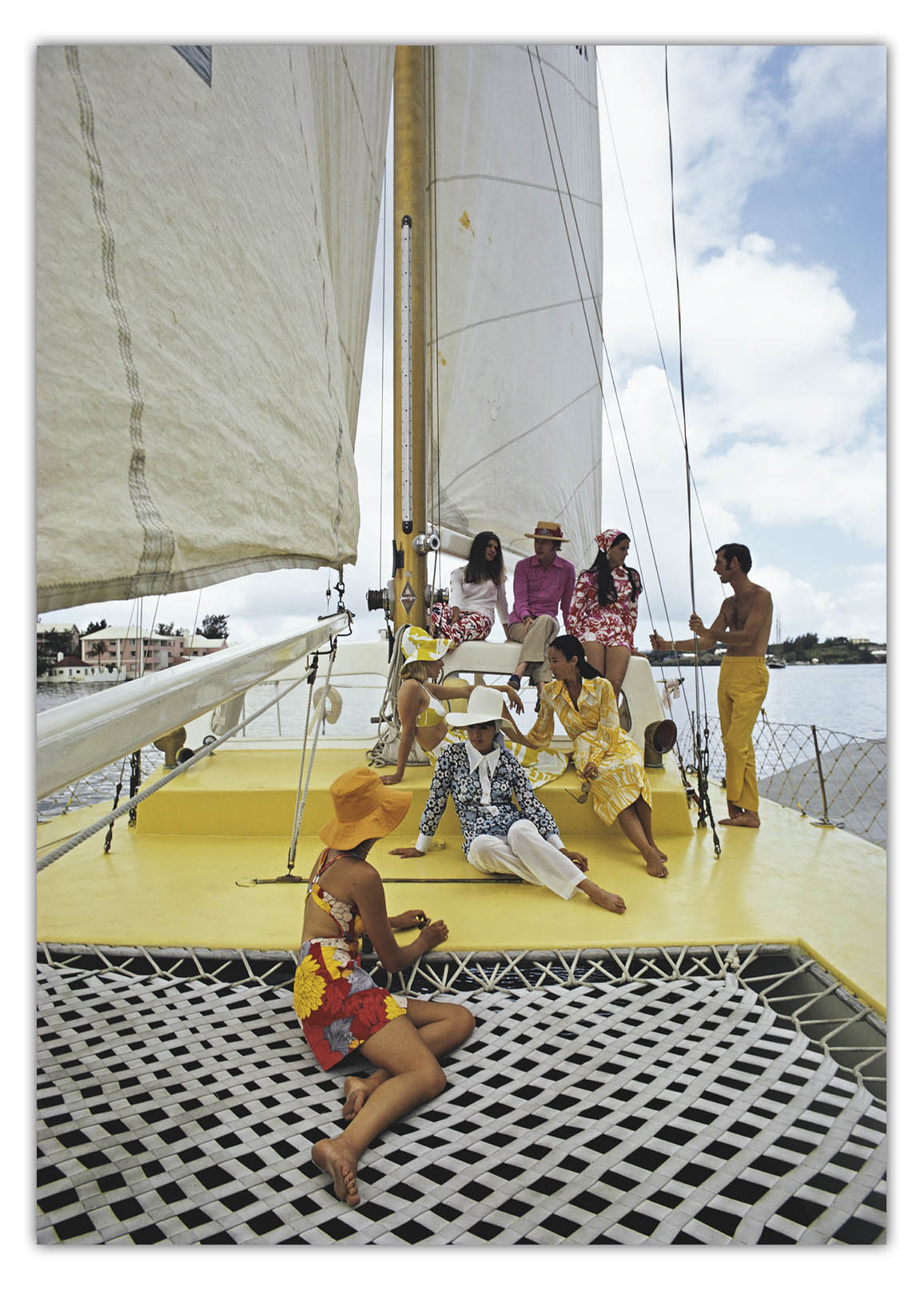 A Colourful Crew by Slim Aarons