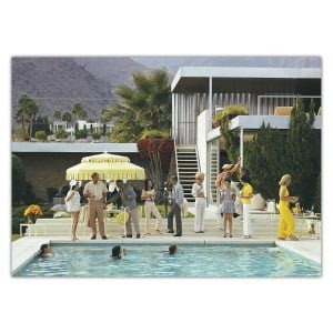 Palm Springs Party photographic art print by Slim Aarons