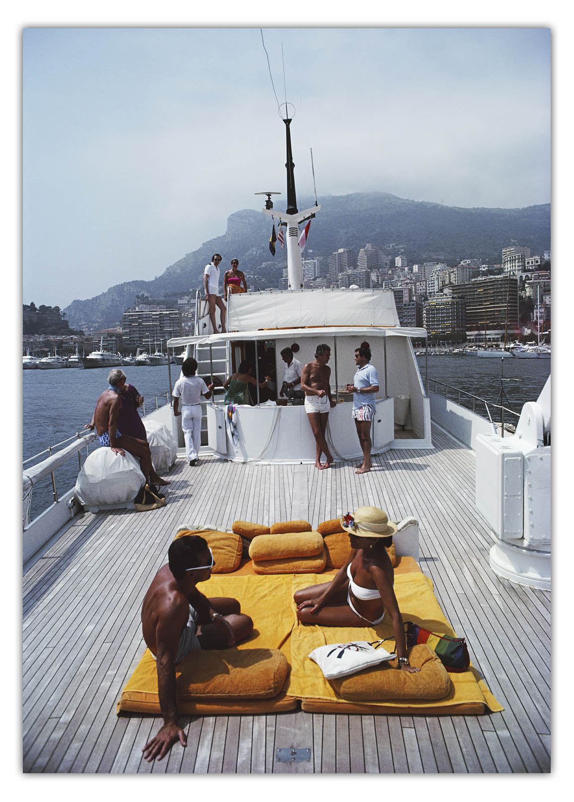 Scotti's Yacht by Slim Aarons