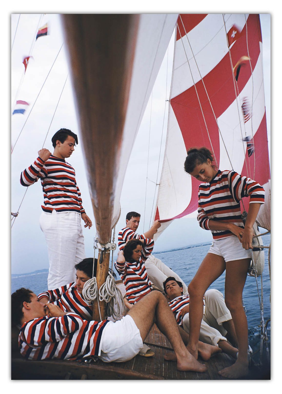 Adriatic Sailors by Slim Aarons