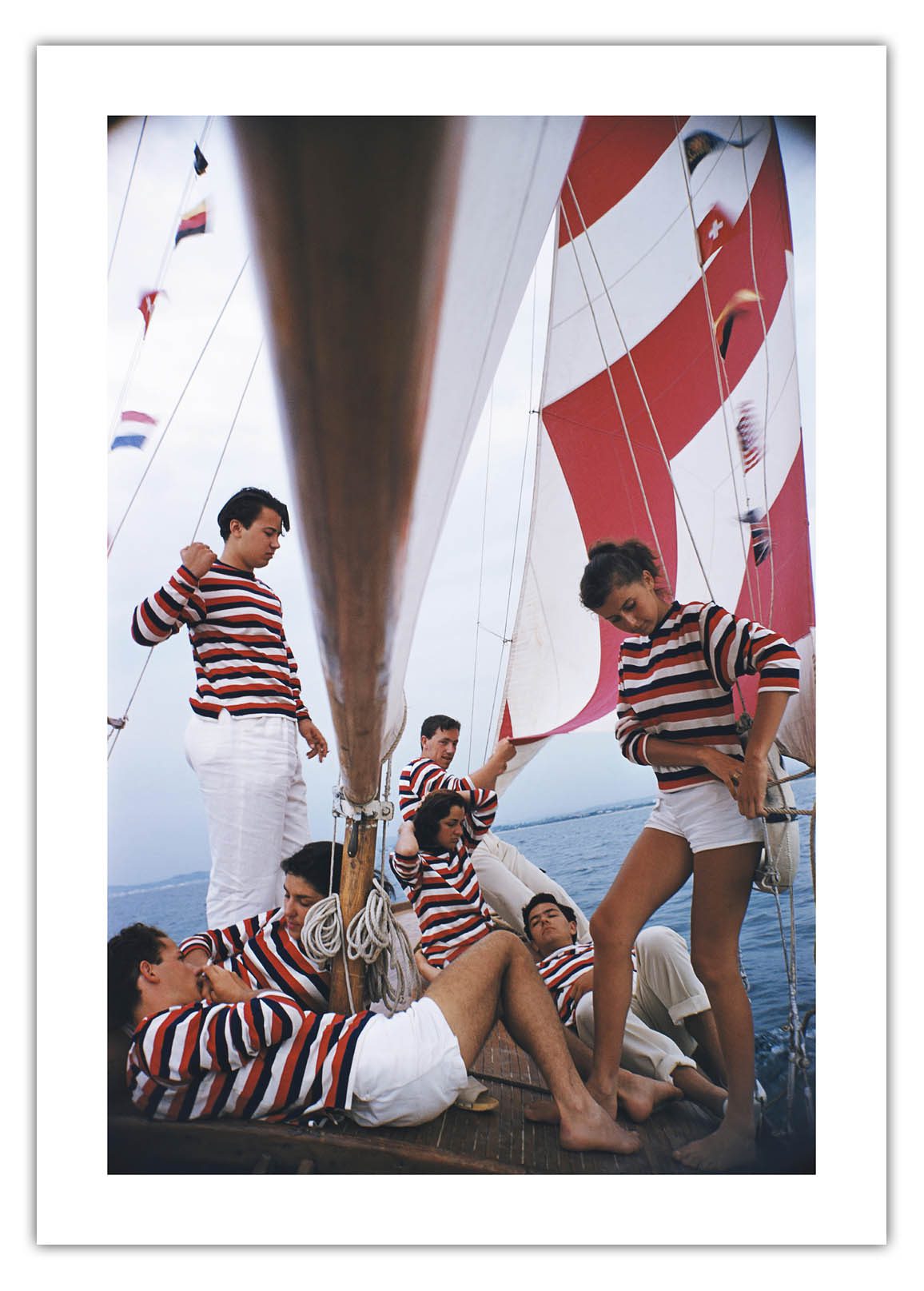 Adriatic Sailors by Slim Aarons
