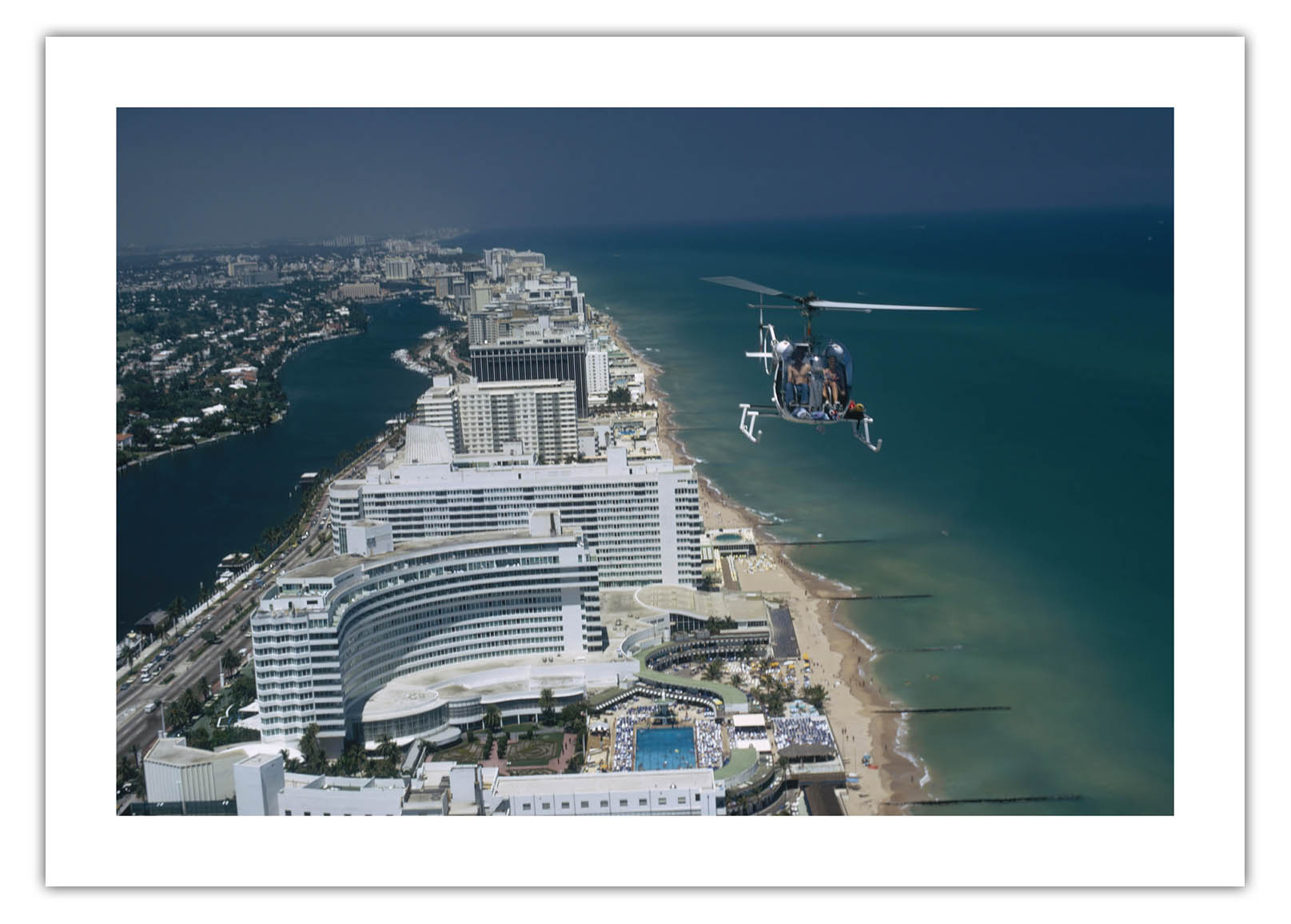 Aerial Miami Beach by Slim Aarons