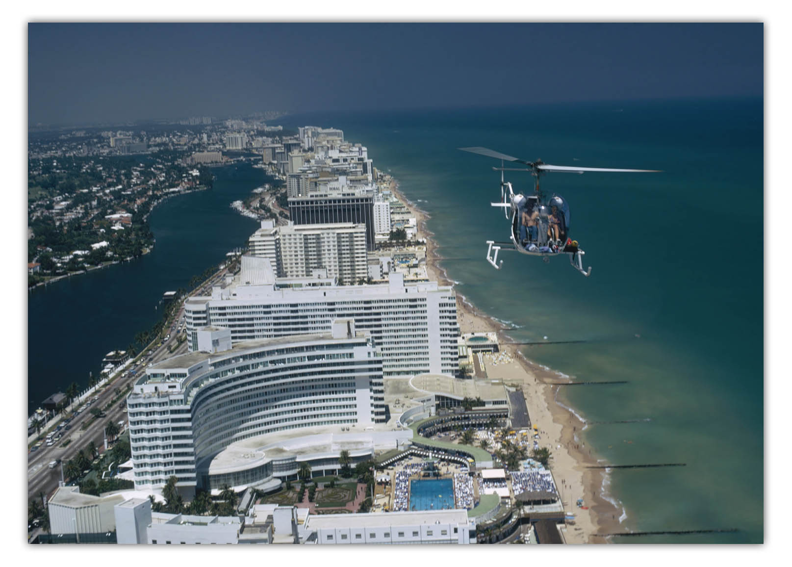 Aerial Miami Beach by Slim Aarons