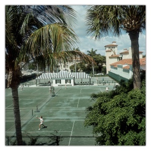 Everglades Tennis Club by Slim Aarons